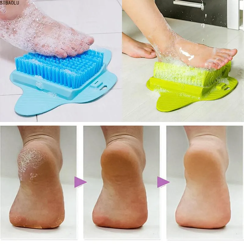 Scrubbers Foot Massage Brush Bath Cleaning Foot Scrub Brush Exfoliating Feet Scrubber Spa Shower Remove Feet Dead skin Foot Care Tools