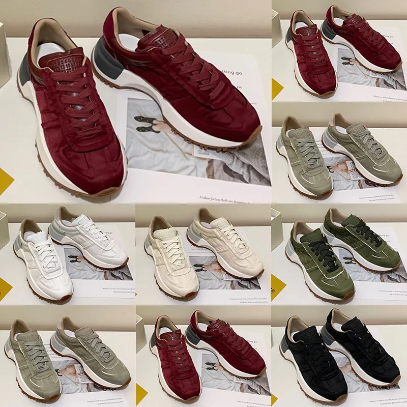 Margiela Luxury Most Comfortable Sneakers Maison White, Black, Beige, Olive Red Mens And Womens