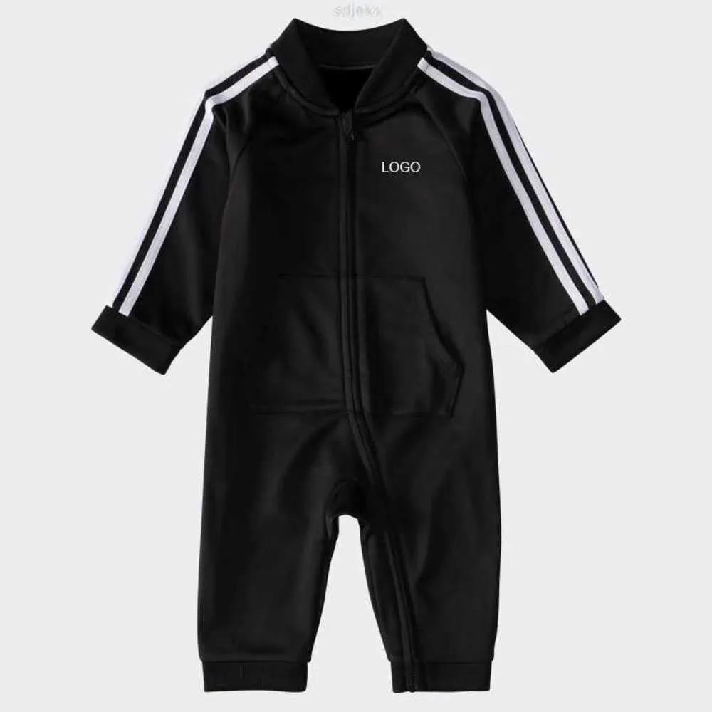 Clothing Sets Baifei Custom Baby Clothes Kids Natural Fabric Plain Solid Long Sleeves Cotton Sports Sweatshirt Rompers