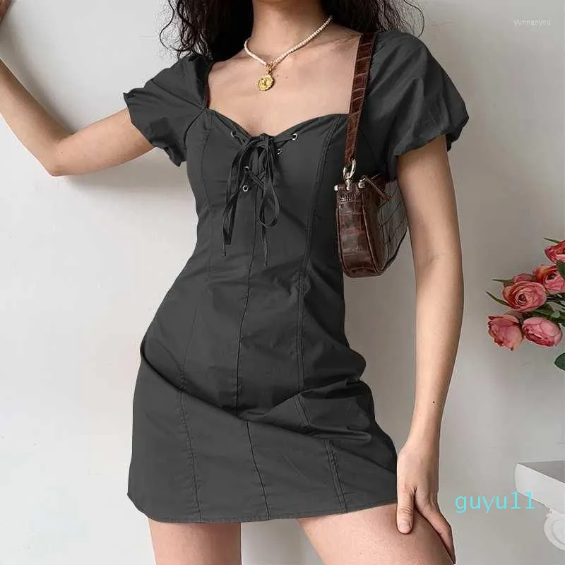 Elegant 2024 Women s Party Mini Dress Baggy Loose Sundress in Versatile Colors