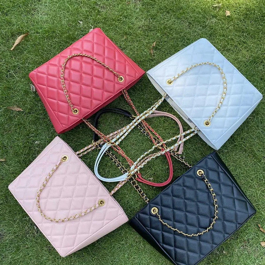 Classic Tote Bag 5A Designer Shopping Bag Caviar Leather Wallet Hardware Logo Shoulder Bags