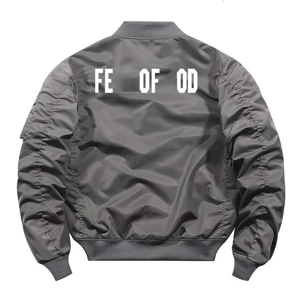 Winter baseball jacket mens cardigan coat fog designer jacket fashion pilot jackets men women zipper coats fashion loose parka