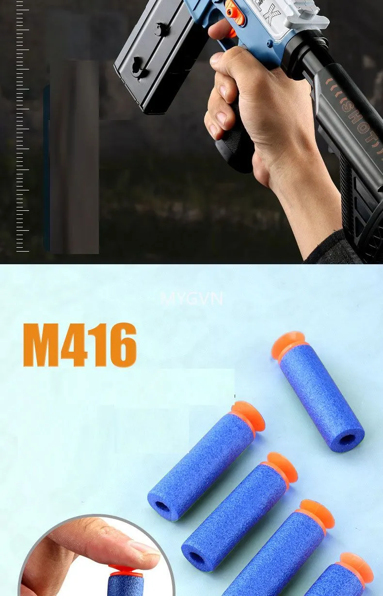 Electric Toy Gun M416 - Automatic Rifle Blaster, Soft Bullet Dart Gun ...