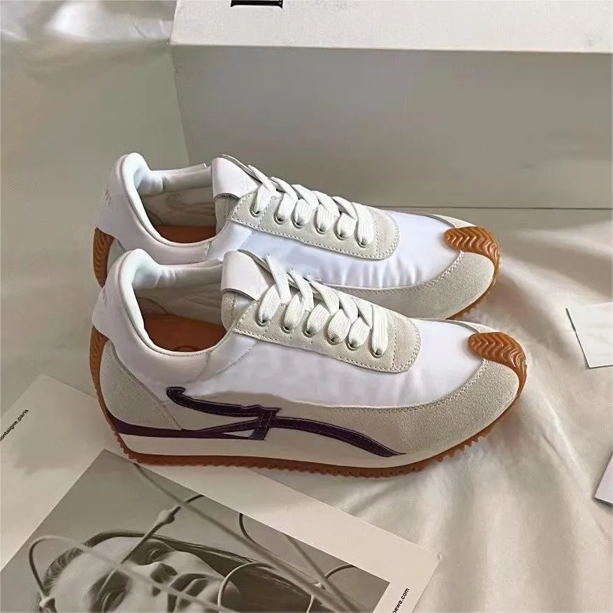 Aeyde DANIELLEZEBRAPONYHAIRCREAMY 関税送料込 DHgate.com:Honey Rubber Wave Sole Retro Trainer Sneakers