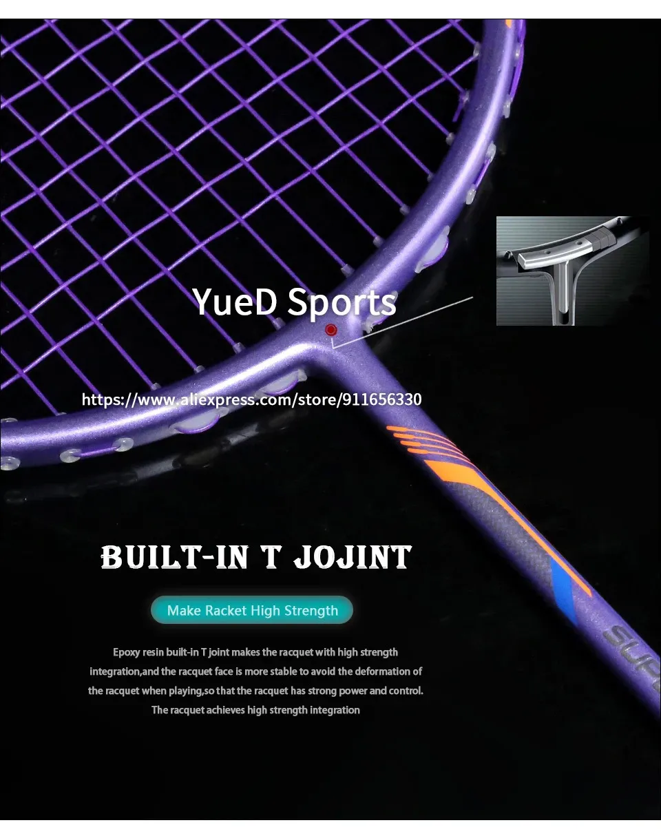 Lightest Racket Ever DHgate.com:Lightest 10U Carbon Fiber Badminton Racket Strung for Pro ...