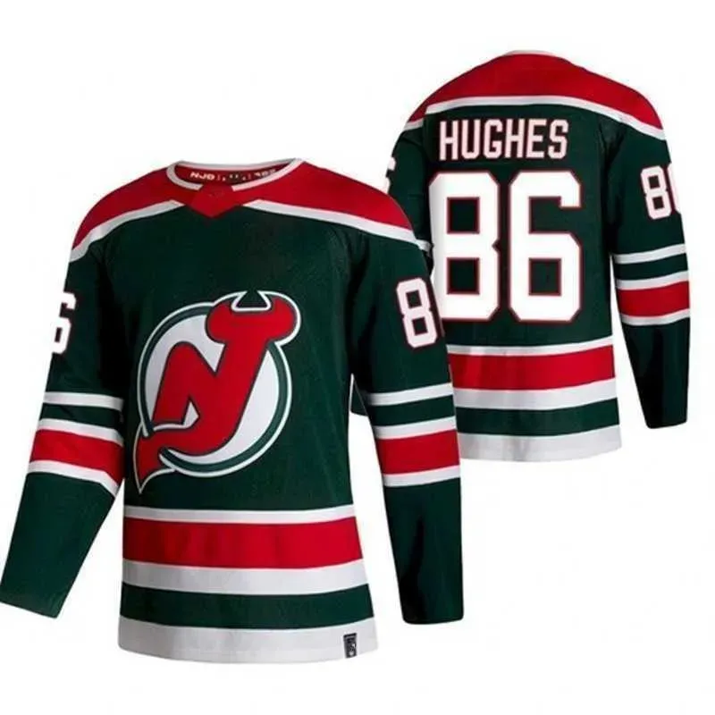 13 Nico Hischier Jersey Devils 2021 Reverse Retro Hockey Jerseys 76 P. K. Subban 86 Jack Hughes 19 Travis Zajac