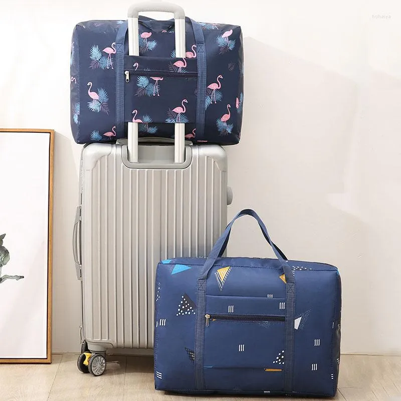 Duffel Bags fällbara vattentäta unisex resor på bagage duffle påsar stor kapacitet helgen resväska handväska arrangör tillbehör leveranser
