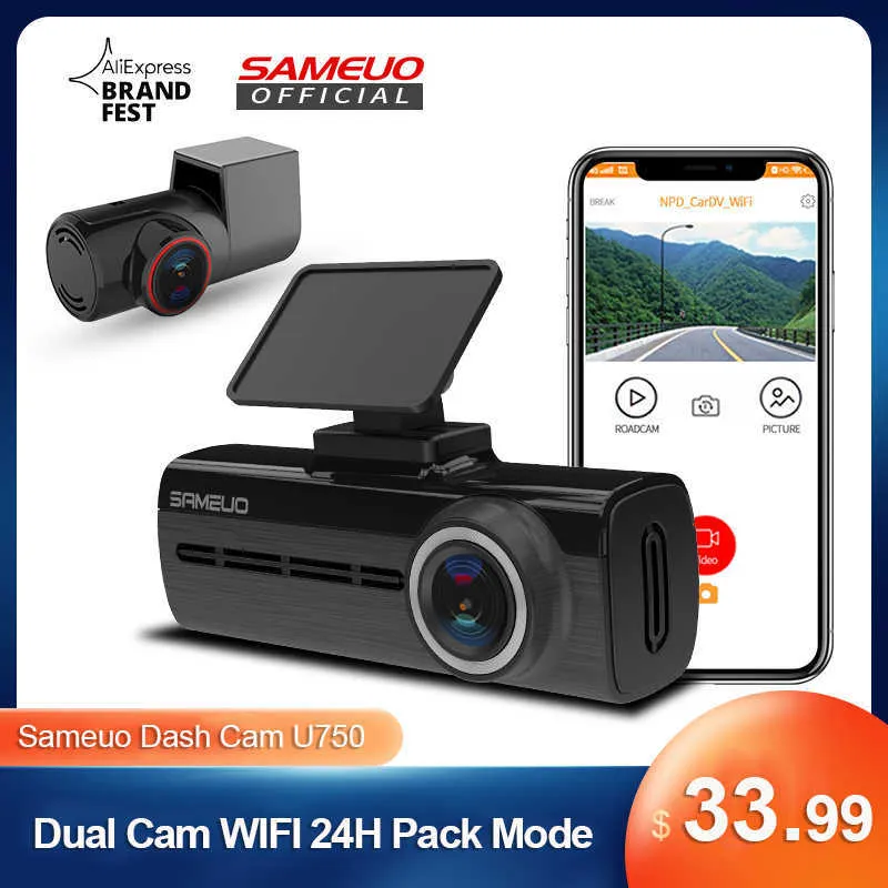Other Electronics Sameuo Dash Cam 4K Car Dvr Auto Video Recorder Dashcam  Front And Rear Auto Wifi Car Camera App Night Vision 24H Packing For Car  J230427 From Us_montana, $35.33