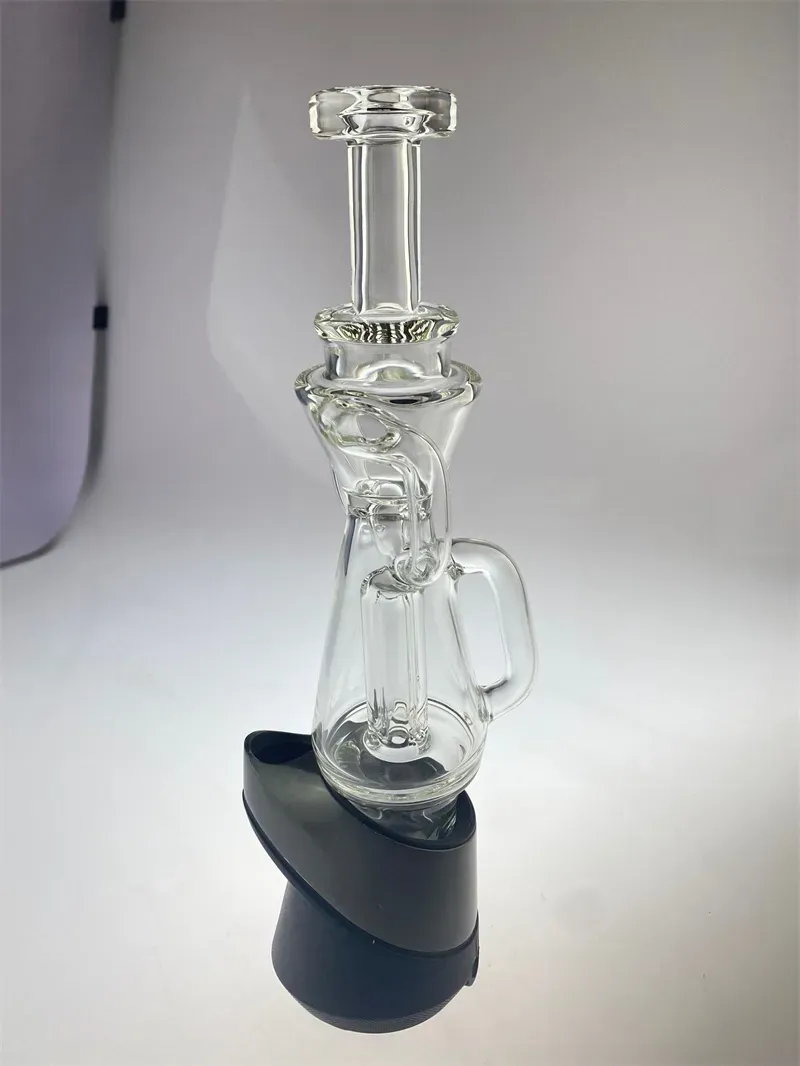 Glass hookah new style clear recycle peak or carta high quantity