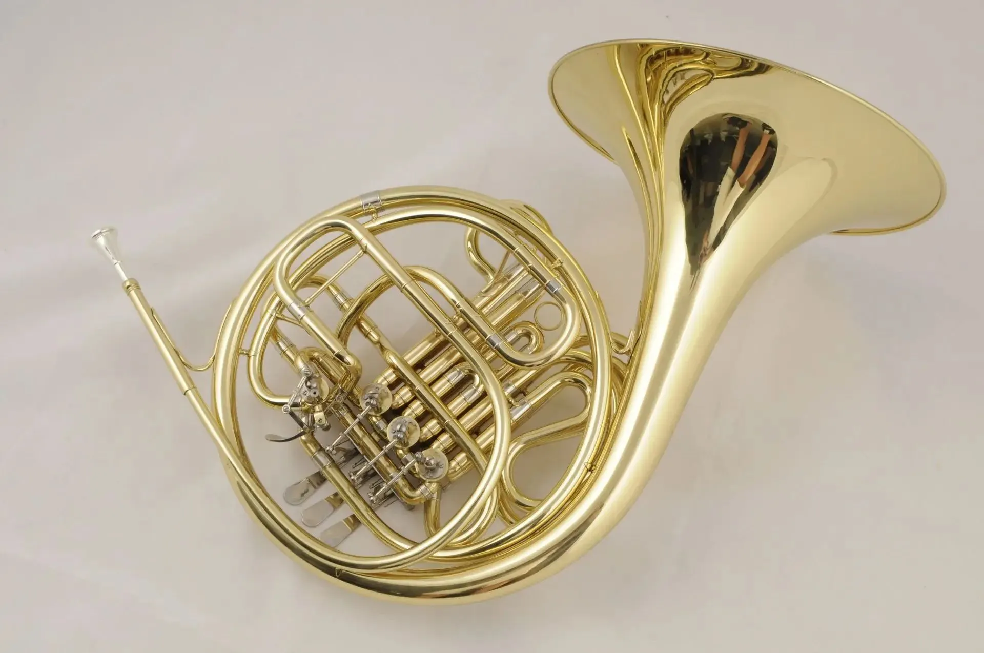 4 nycklar Double French Horn Musical Instrument för nybörjare Siamese Tone Sandhi