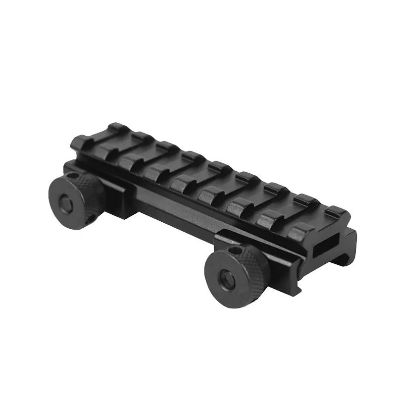 50pcs 8 Slot Tactical Riser Base Scope Mount Adapter Dovetail for Weaver Picatinny 20mm Rail Bracket