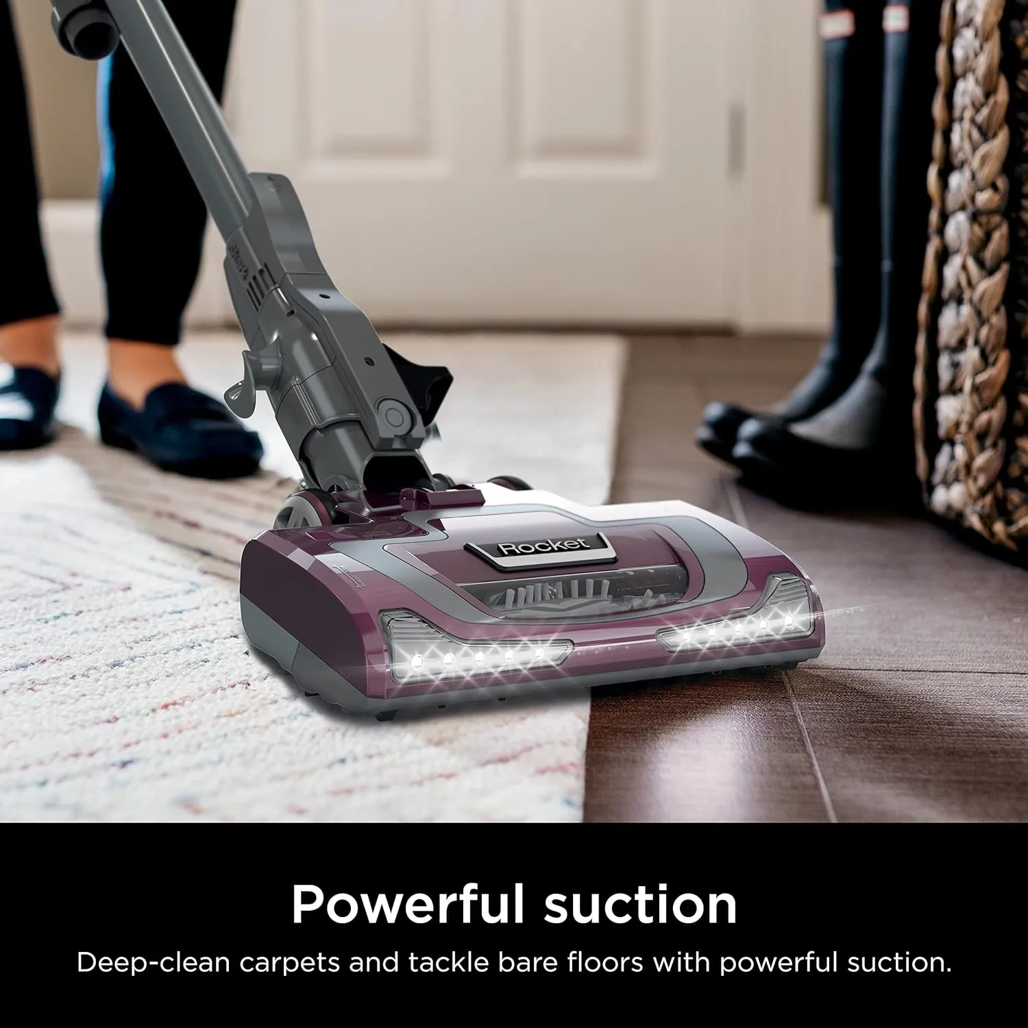 Shark HV322 Rocket Deluxe Pro Corded Stick Vacuum With LED Headlights