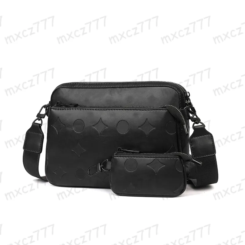 Torba designerska Masowa torba Messenger Black Expossing Torba na ramię męska torebka torebka Trzyczęściowa torebka