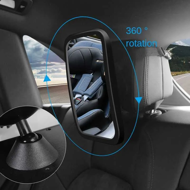High Quality Adjustable Rear Seat View Mirror For Baby/Child Safety Wide  Monitor Headrest For Car Interior Styling From Fyautoper, $10.47