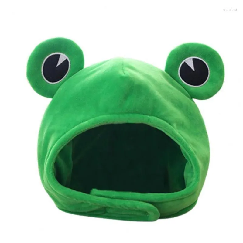 Beanies Beanie/Skull Caps Novely Funny Big Frog Eyes Cute Cartoon Plush Hat Unisex Design Cosplay Pography Props Supplies SCOT22
