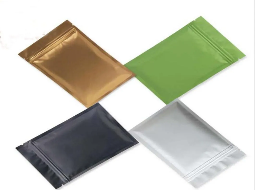 500 шт. 8X12 см, 1015 см, черный цвет, металлические майларовые пакеты для хранения продуктов питания, с плоским дном, черная алюминиевая фольга, небольшие полиэтиленовые пакеты на молнии7846914