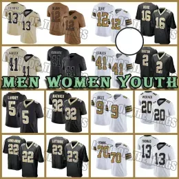 4 Derek Carr Football Jerseys Alvin Kamara New ints``Tyrann Mathieu Jameis Winston Chris Olave Marshon Lattimore Jamaal Williams Taysom Hill Demario Davis