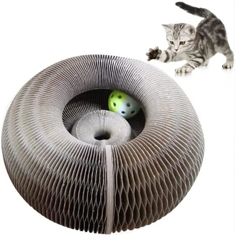 Scratchers Paper Magic Organ Cat Scratching Board Cat Scratch Board Toy Magic Cat Scratcher Climbing Frame Magic Organ Cat Play Scratch Toy