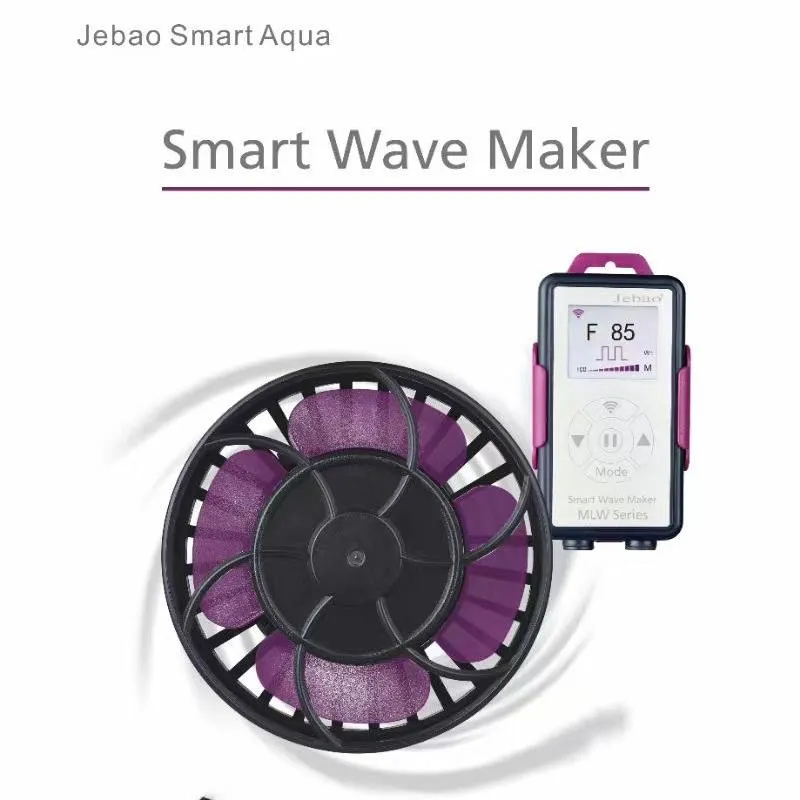 Accessoires Nouveau Jebao Marine Aquarium sans fil Wave Maker MLW5 MLW10 MLW20 MLW30 pompe à vagues avec contrôleur d'affichage LCD WiFi wave pump