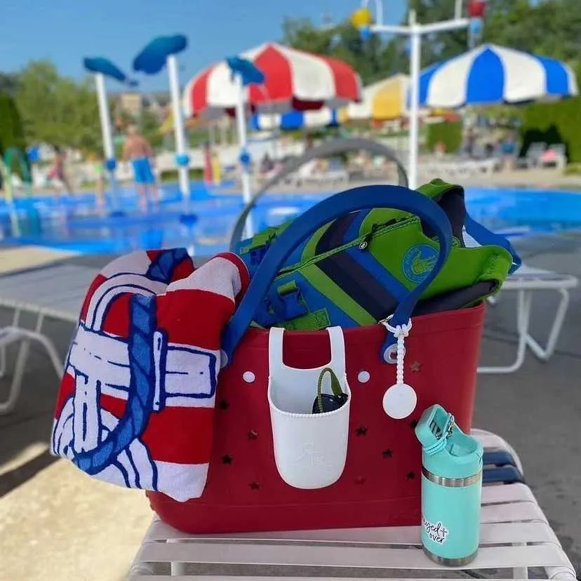 Storage Bags Large Size Rubber Beach Bags Waterproof Sandproof Outdoor EVA Portable Travel Bags Washable Tote Bag For Beach Sports Market P230510