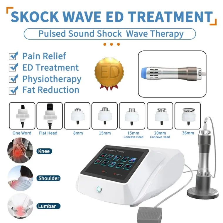 Fabrikant van afslankmachines Direct Top Shockwave Therapy Machine Extracorporeal Shock Wave-apparatuur voor Ed-therapieën Pijnvrijgave