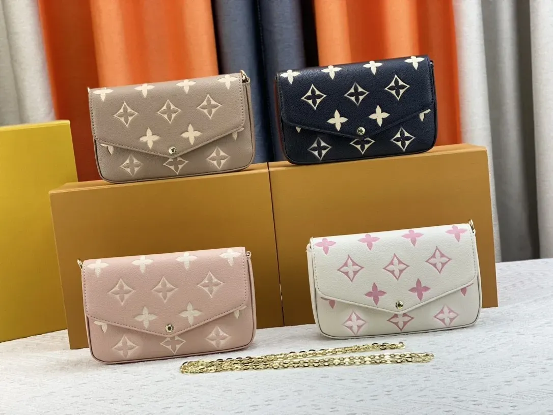 Moda Lüks Tasarımcılar Çanta Çanta Kadın çanta Monogram Çok Poşet Zincir Toz Torbalı Crossbody Omuz Çantası