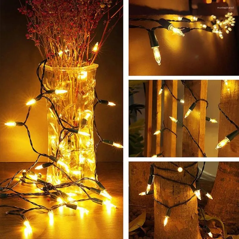 Snaren Bruiloft Decoratie Led-verlichting Voor Party Kerst Batterij-aangedreven Guirlande Fairy 5 m/10 m Starry String Festoen