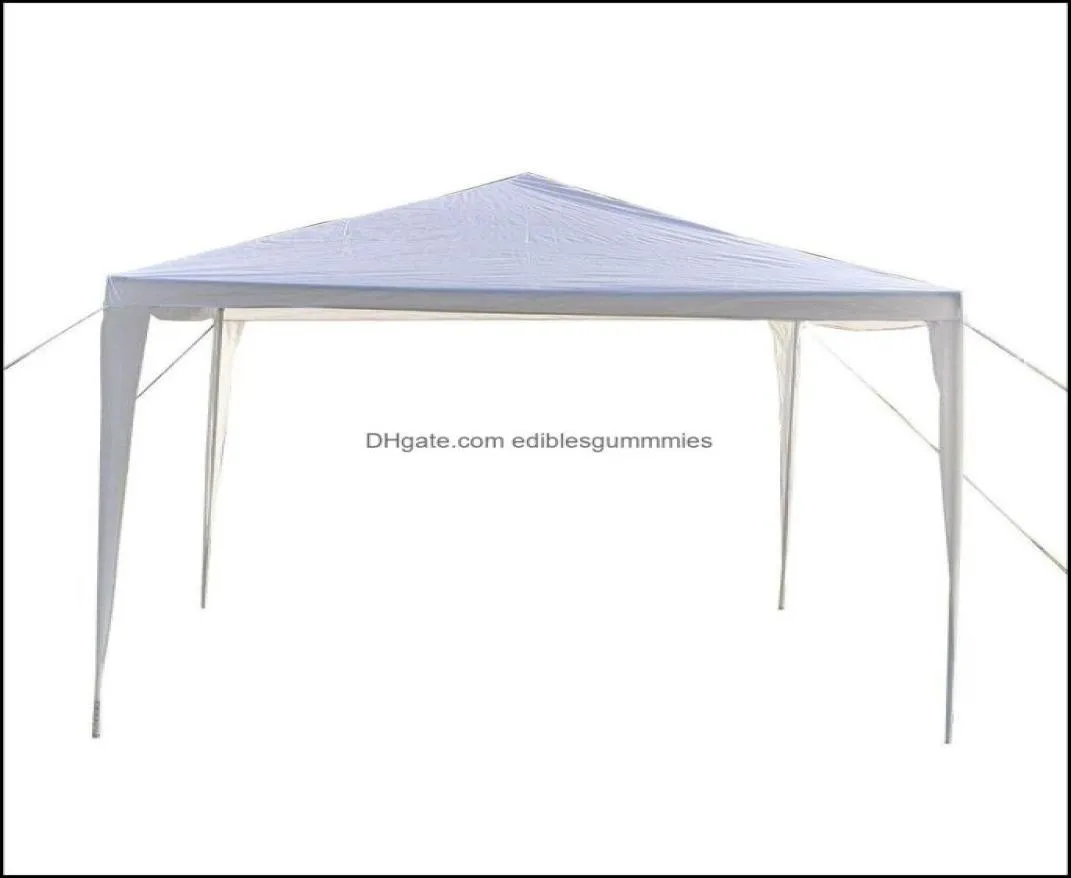 Ombre Jardin Bâtiments Patio Pelouse Maison 10X10 Auvent Fête Tente De Mariage Pavillon De Gazebo Robuste Cater Événement En Plein Air Drop Deliver8464501