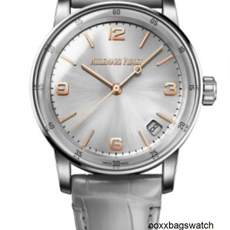 Audemar Pigue Code 11.59 Watch Automatic Mechanical Watches Audemar Pigue CODE 1159 Series 15210CR Platinum Men's Fashion Leisure Business Mechanical Watch HBHQ