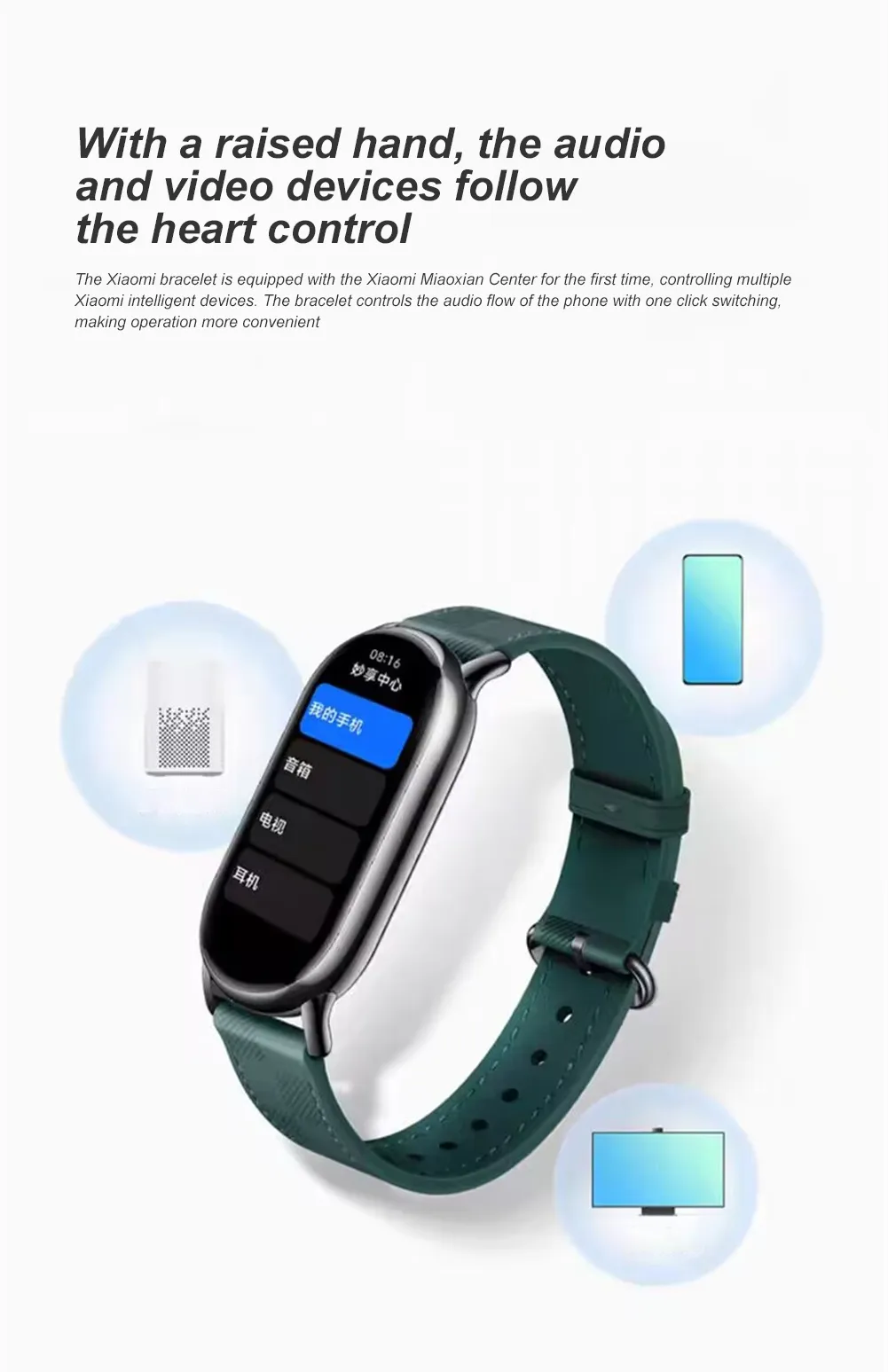 Xiaomi Mi Band 8 Smart Bracelet 1.62“ AMOLED Screen Heart Rate Blood Oxygen  Bluetooth Sport Watch Fitness Traker Watch(Global Version Black) (M2239B1)
