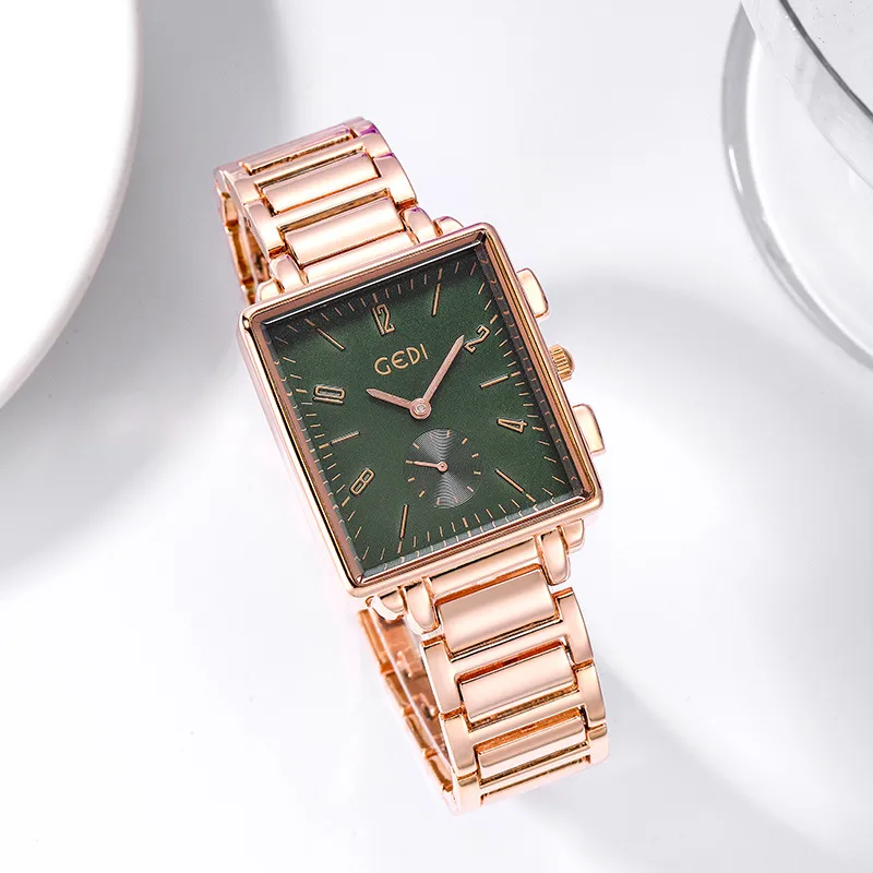 Дешевые женские часы Высокое качество Модельер Водонепроницаемые кварцевые часы из нержавеющей стали 32 мм