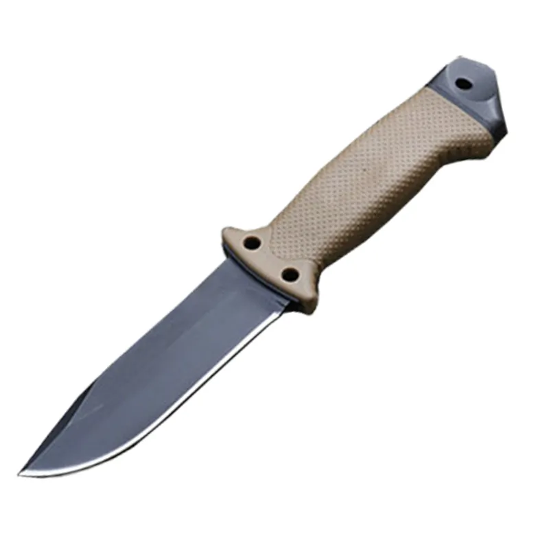 LMF II выживание Прямой нож AUS-8 Titanium Covert Point Blade Blade ручка FRN Наружное фиксированное лезвие тактические ножи с кидексом