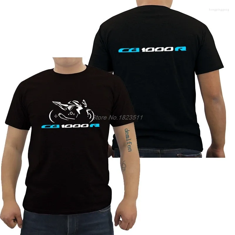 メンズTシャツファッションカジュアルメン半袖コットンTシャツモーターサイクルCB1000R TシャツCB 1000 Rシャツヒップホップティートップスストリートウェア