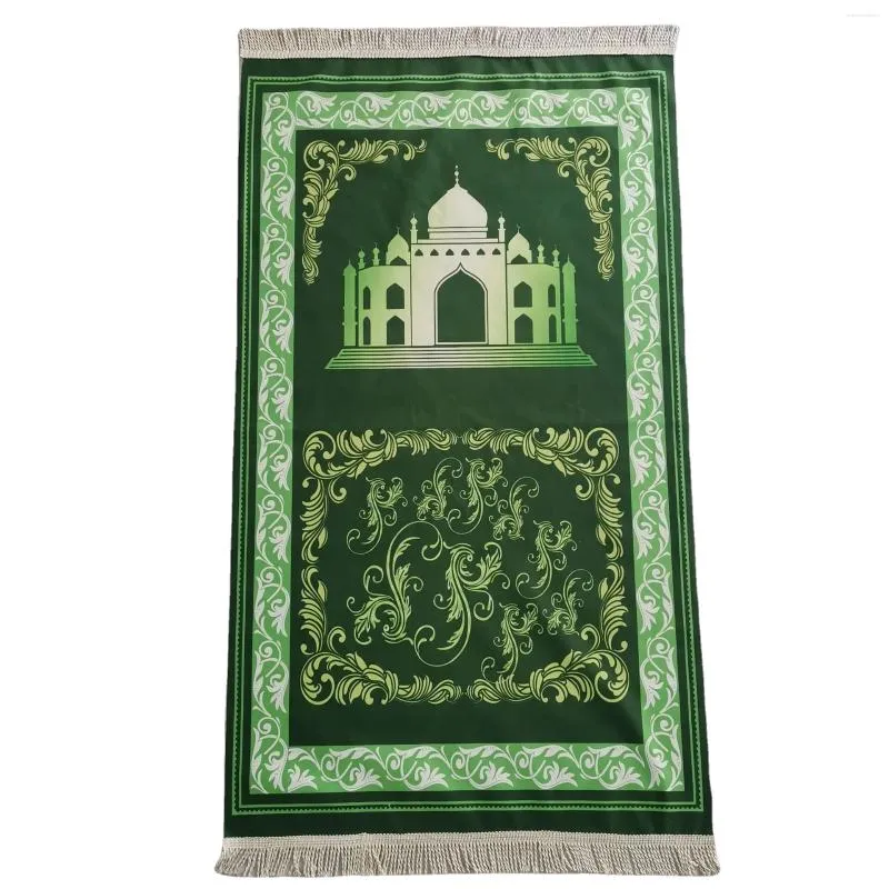 Tapis de prière musulmane, couverture de décoration de maison, couverture islamique pour le Ramadan, tapis de culte religieux