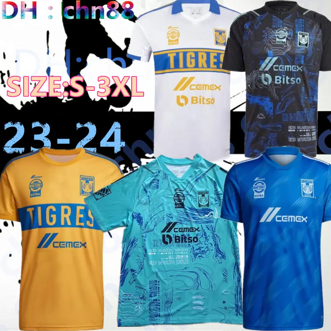Liga Mx Playera De Tigres 2021 2022 Los Tigres 2021 Camisa Tigres