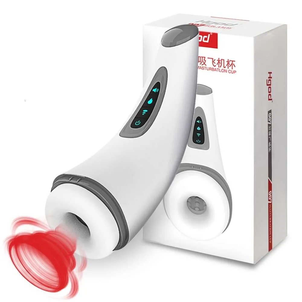 Sex Toy Massager Automatisk Male Cup Suge Blowjob Simulator Vagina Vibrator Toys For Menvaror Vuxna