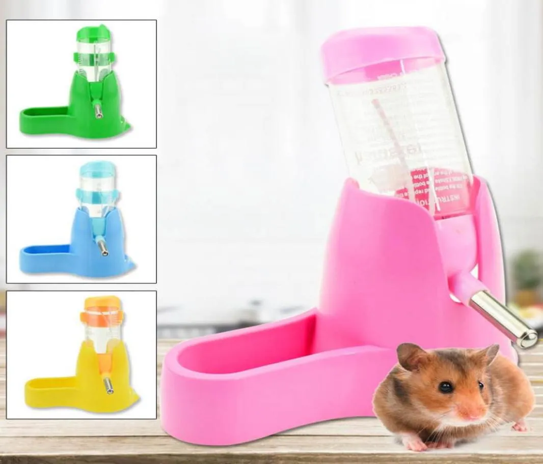 Garrafa de água para hamster, acessórios para animais pequenos, dispositivo de alimentação automática, recipiente de comida, 3 estilos, 1 peça, garrafas para beber de animais de estimação 2207134638910