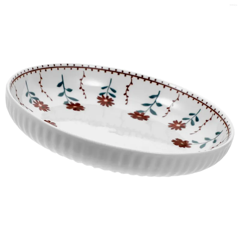 Dinnerware Sets Dinner Plates Ceramic Small Fruit Decorative Dessert Ceramics Salad Delicate Buntz Cake Pan