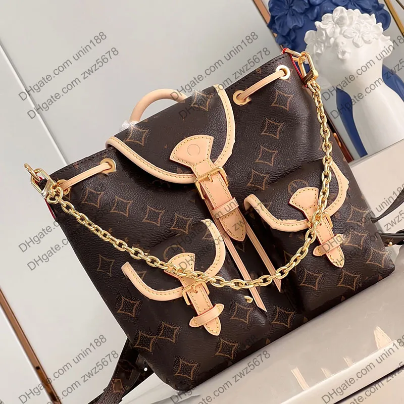 23FW Women Luxurys Designer Totes väskor Onthego Handväska Flip Lock Buckle Ladies Handväskor Messenger Bag Capucines Pouch Purse 23 cm