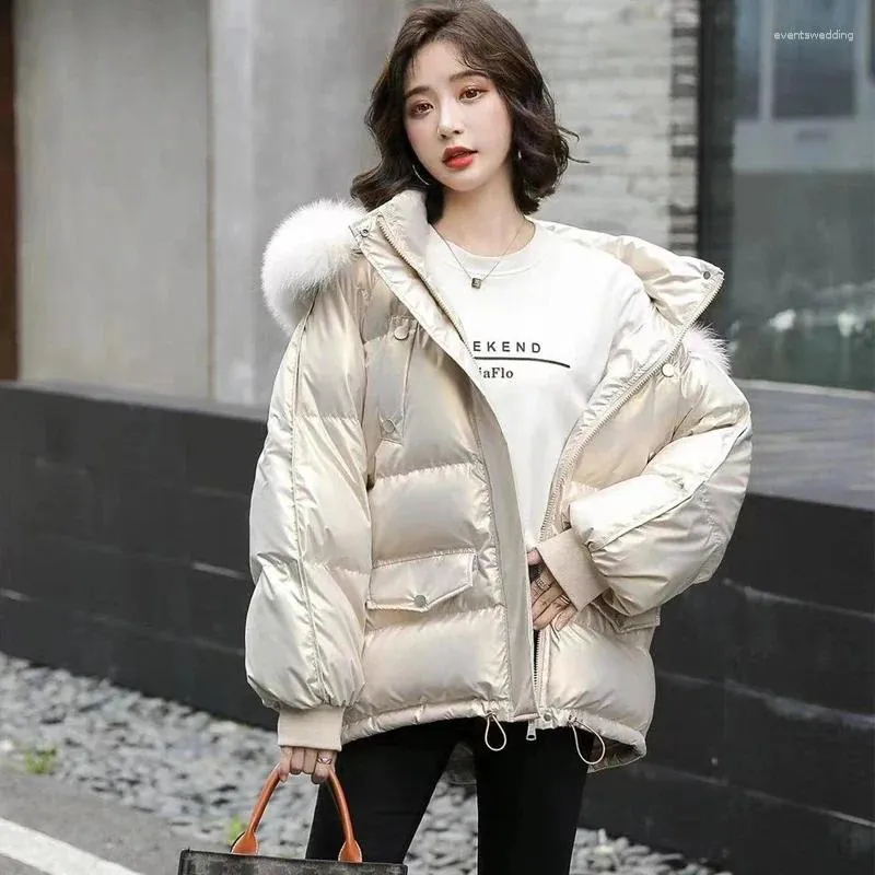 Korean Fashion Thick Hoodie Womens Trench Coat Black/White, Loose Fit,  Thick Winter Puffer Jacket With Long Sleeves And Cropped Parkas From  Eventswedding, $36.05