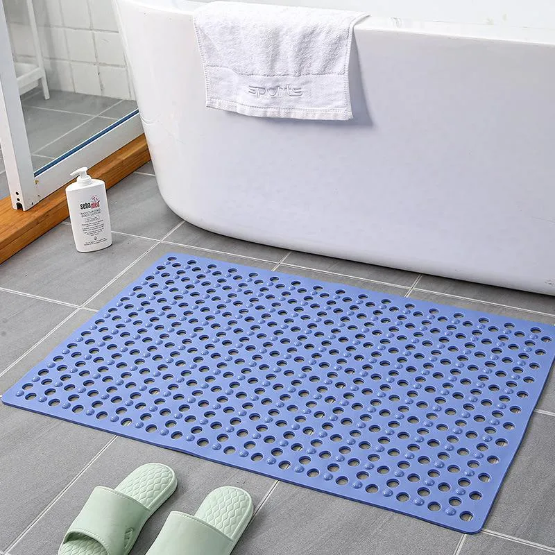 Mats New Bathroom Non Slip Mat Large Bathroom Bath Mat Shower Room Bathtub Foot Mat Bathroom Water Proof Mat Environmental Protection