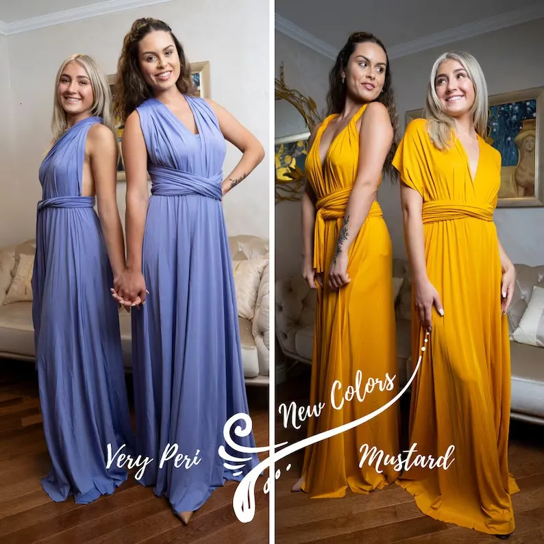sachin and babi light blue dress Swqzvt Womens Summer Wedding Maxi Convertible Infinity Floor Long Fitted main image 0