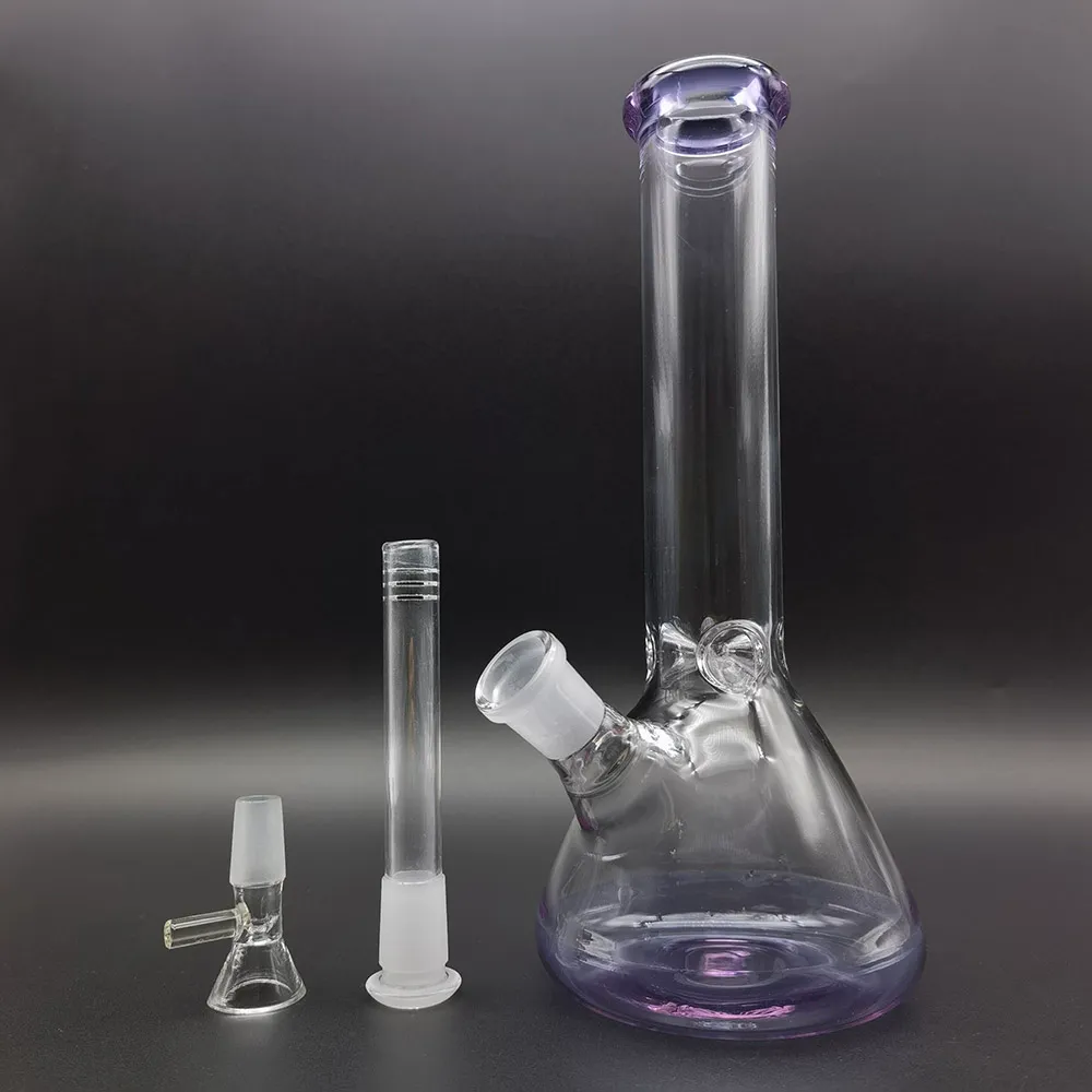 10 tum tung vattenpipa glas bong vatten rör rökande bong bubbler percolator + skål