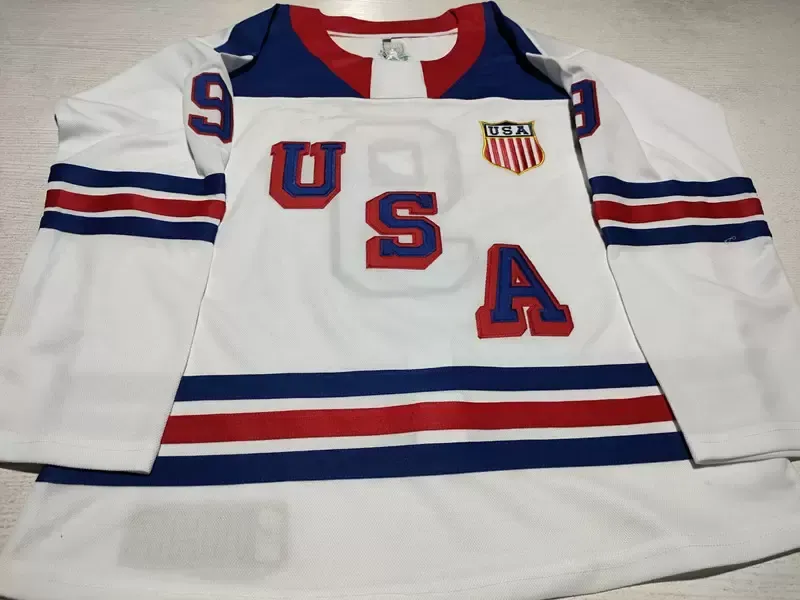 Hockey Custom USA 2021 IIHF WJC Gold Winner Jersey 9 Trevor Zegras 13