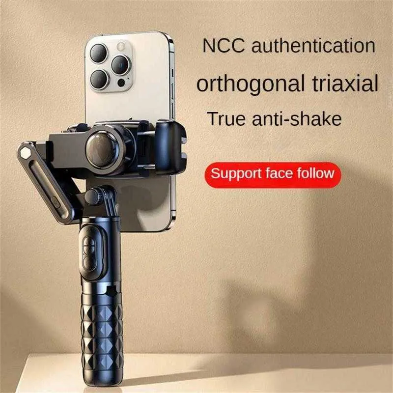 Q18 – stabilisateur de Selfie à cardan avec lumière de remplissage, pour  Smartphone, iPhone, Mode de prise