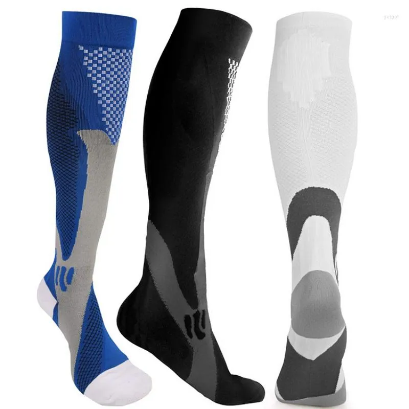 Sports Socks Compression Outdoor Flight Travel Nurses Men Womencompression Strumpor Plus Size For Running Football