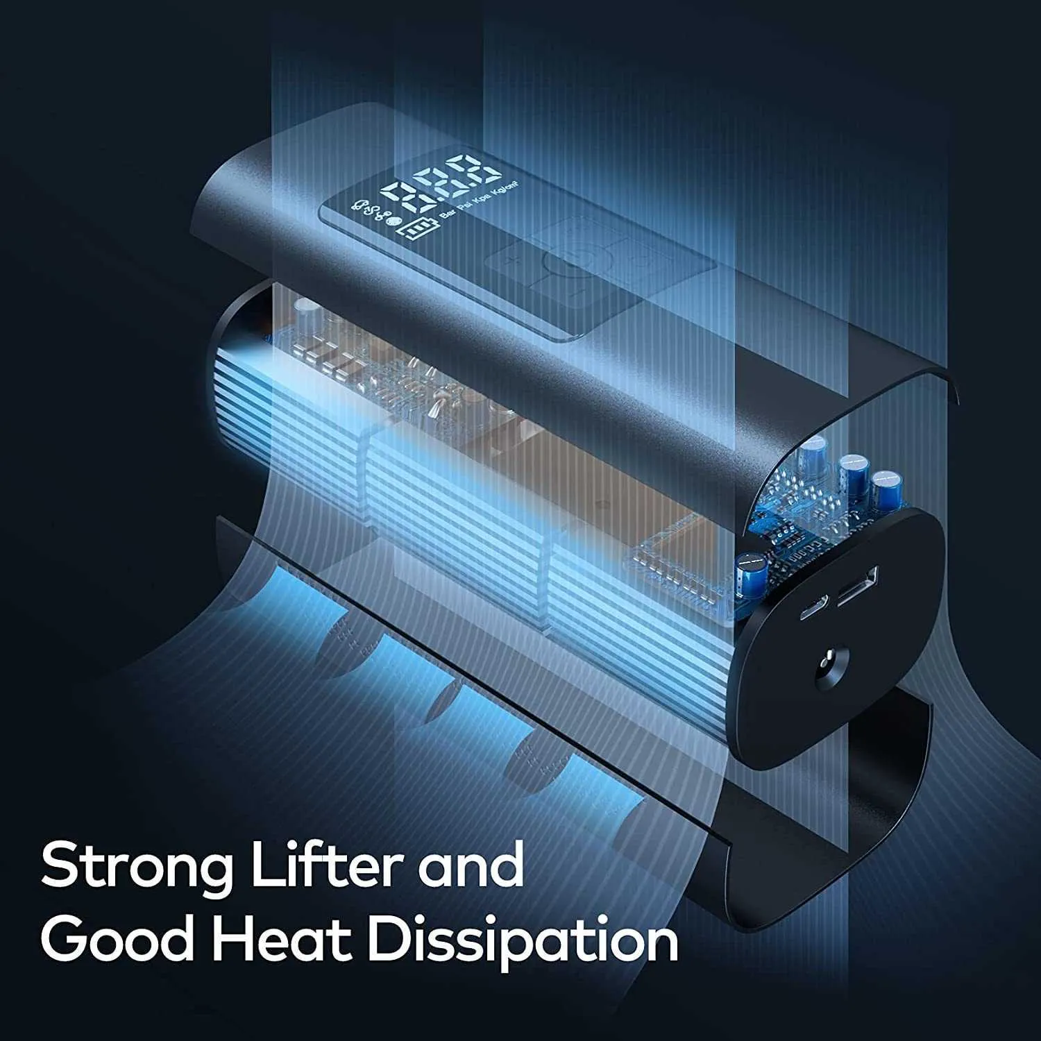 7.4/12V Digital Air Pump 6000mAh Car Tire Inflator Smart Air Compressor Electric Inflator Pump For Vehicle Truck Motorbike Balls From Ddmysmile, $29.63