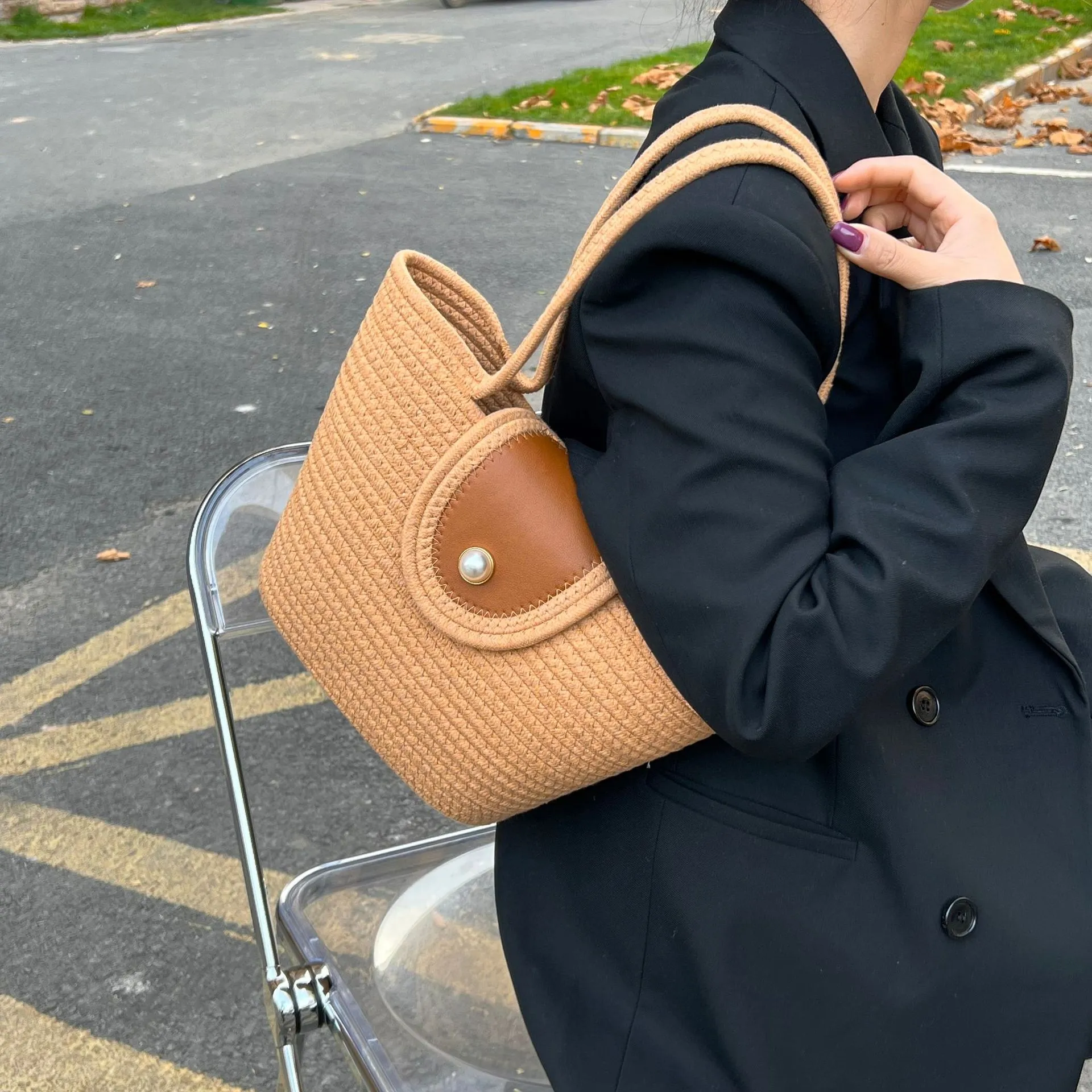 Premium Designer Bag High Capacity Casual And Simple The Tote Bag Raffia Bag Fashion Luxury Straw Bag Shopping Basket Summer Travel Beach Bag From 21 05 DHgate