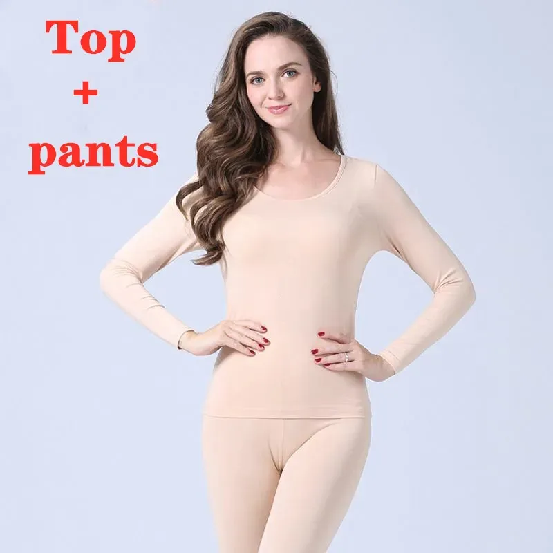 Womens Thermal Underwear Women Thermal Underwear Sets Warm Casual