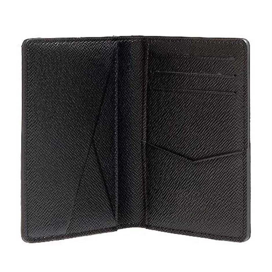 SHIPMET N63143 Pocket Organizer carteira masculina Genas de couro Genuínas Polícia de carteira de carteira de carteira de carteira de alta qualidade Card322i